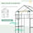 Outsunny Outdoor Walk-In Mini Greenhouse With Mesh Door & Windows