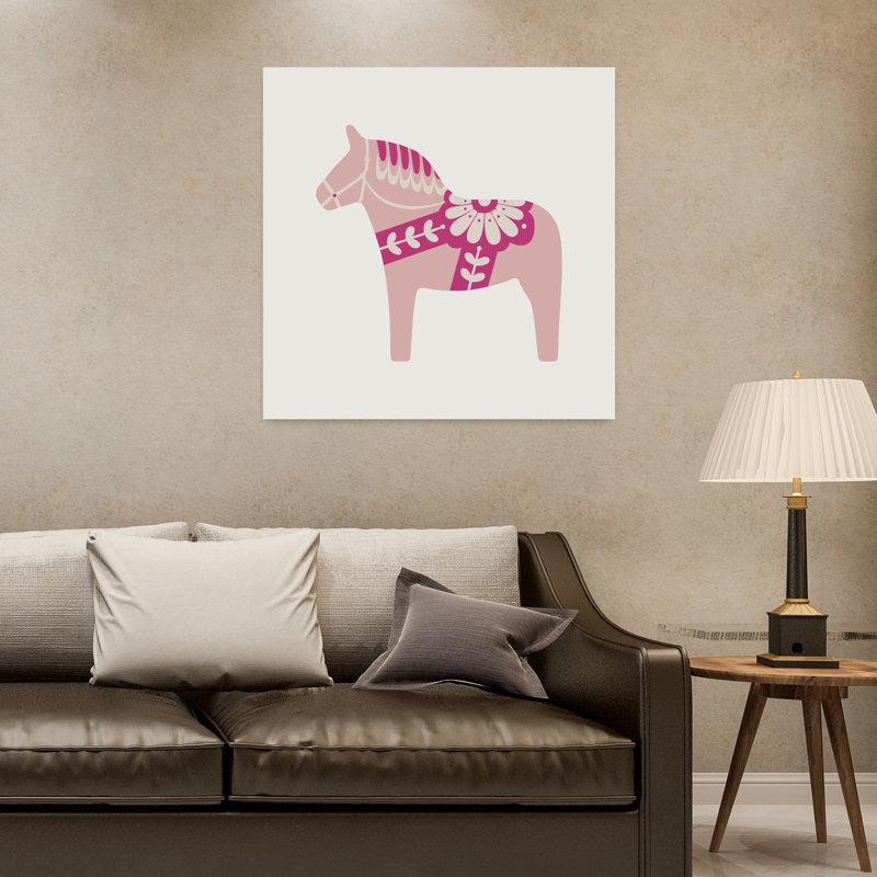 Art contemporain Art cheval contemporain, H 32 po x l 32 po