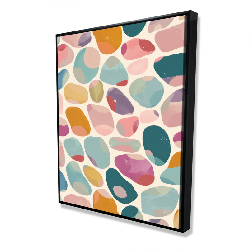 Dots and bops - 48"x60" Framed canvas