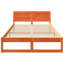 Bed Frame with Headboard Solid Pine Wood-2085284119-2085284127