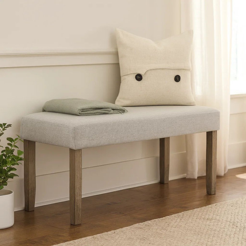 Banc de salle à manger rembourré 1pc