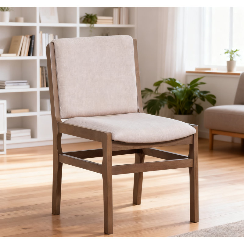 Stylish Accent Dining Chairs, Walnut
