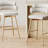 Finkelstein 26.25" Seat Height Swivel Upholstered Counter Stools-112400260