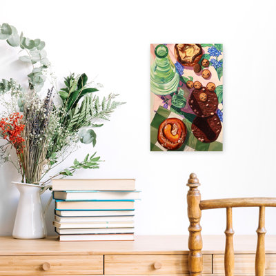 Art mural contemporain «Sweet Picnic Treats»