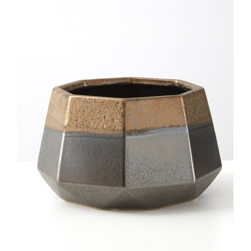 Cabragh Ceramic Cachepot, 14cm H x 22cm W x 22cm D