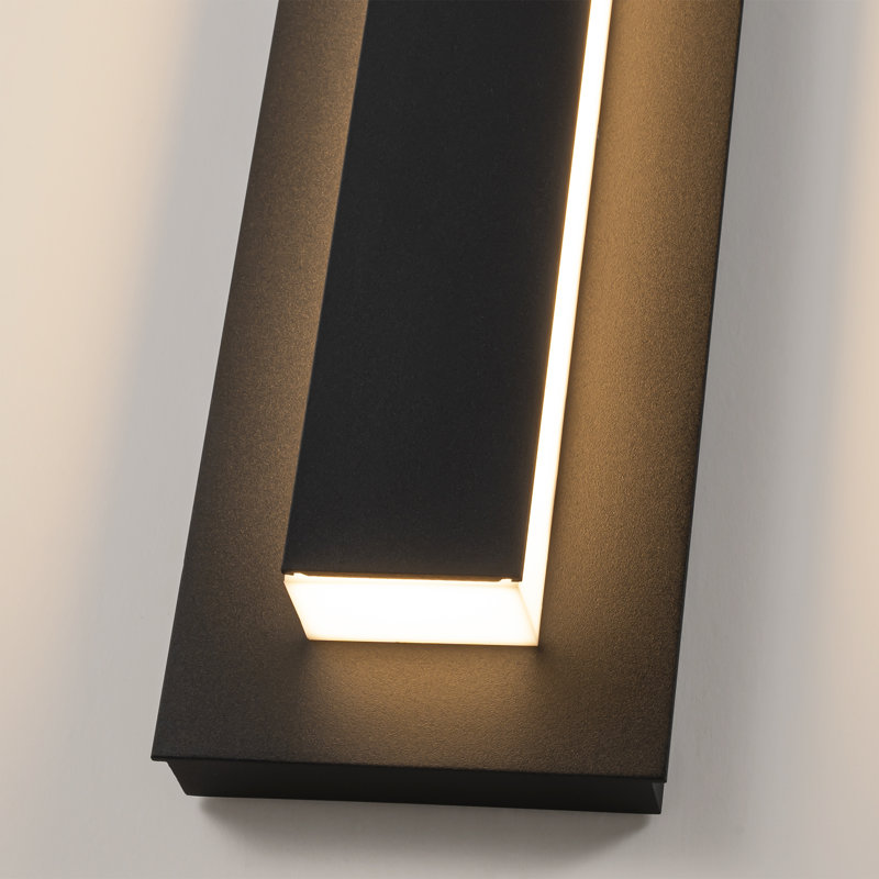 LED Dimmable Aluminum Wall Light, 26" H x 4.72" W x 2.4" D