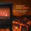Ashleen Marlow Home Co. 26 cm W Black Fireplace