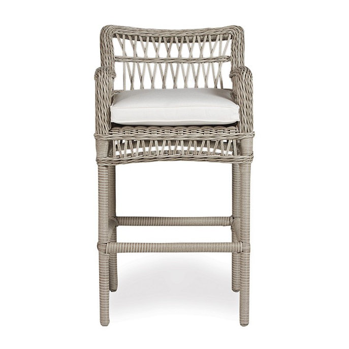 Mackinac Outdoor Bar Stool, Serene Ocean