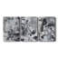 Toile tendue avec châssis noir et blanc Mix I - prête à être accrochée-2008238445