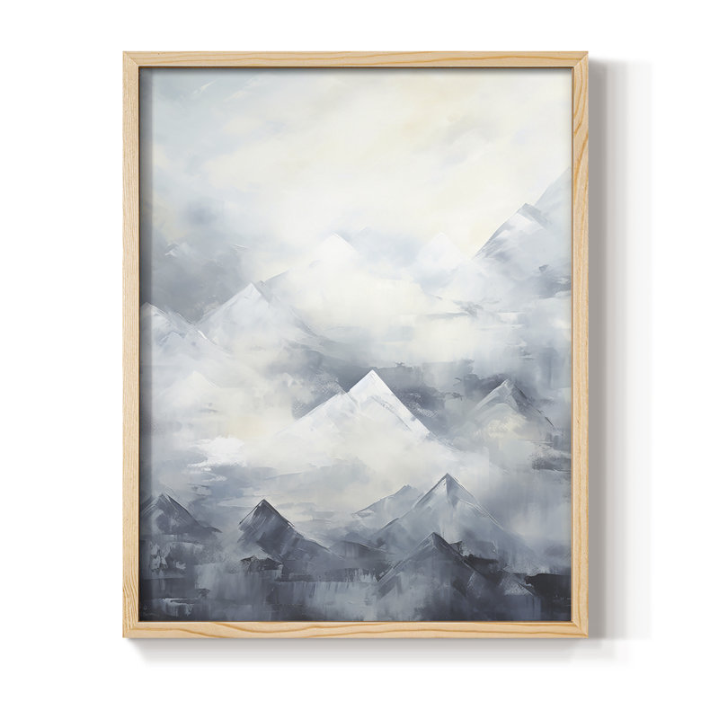 «LANDSCAPES Series CCXXXIV», reproduction encadrée - bois massif, H 21 po x l 17 po