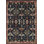 Blue Hand-Knotted Wool Floral Crosses Classic Traditional Modern Contemporary Carpet Rug