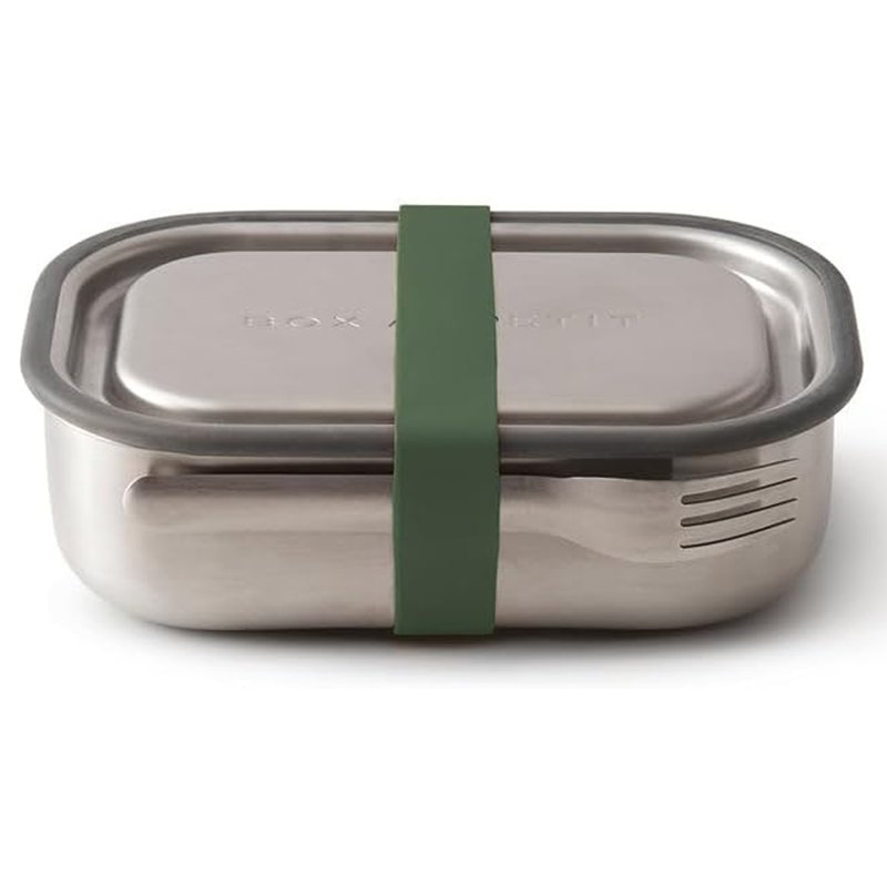 Black+Blum Stainless Steel Lunch Box Large 1L, Green