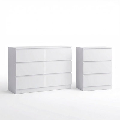 110 cm W Chest of 9 Drawers