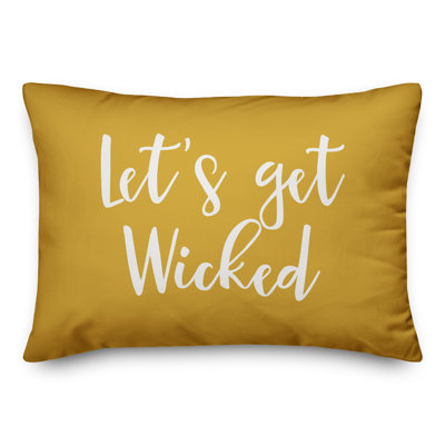  Coussin Let's Get Wicked