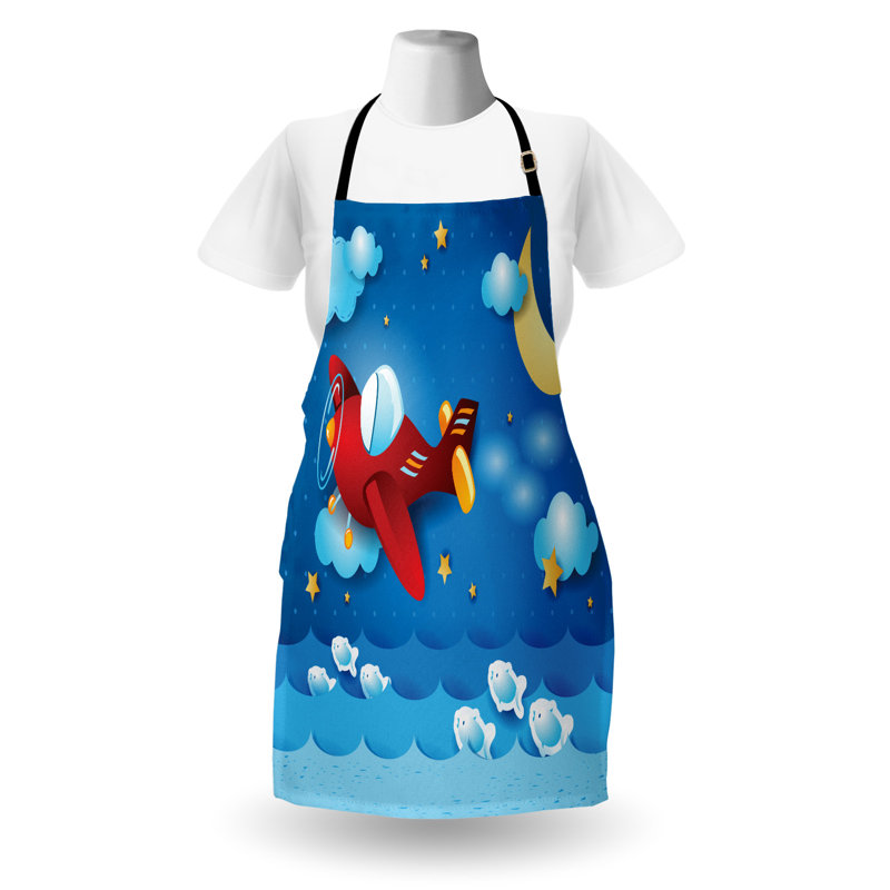 No Pattern Bib Apron