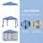 Pop Up Canopy Tent With Netting, Instant Gazebo, Ez Up Screen House Room With Carry Bag, Height Adjustable-113633007