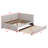 Upholstered Daybed With Trundle-1158625625