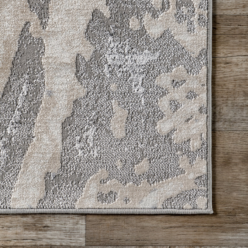 Tilda Modern Snake Area Rug, Rectangle 5" x 8"