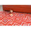Tapis rouille à motif géométrique Siguna-1955447184