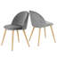 Chaises de salle à manger rembourrées avec pieds en métal Autaugaville-1325664178-1264750027
