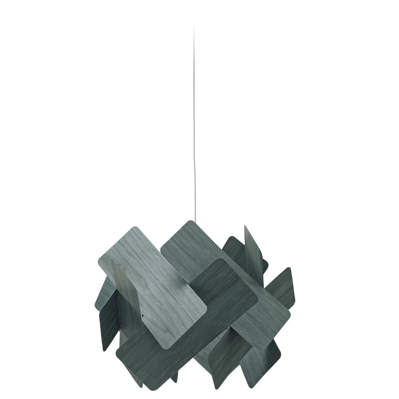 Escape 1 - Light Pendant, Blue, Matte Black, E26 Base