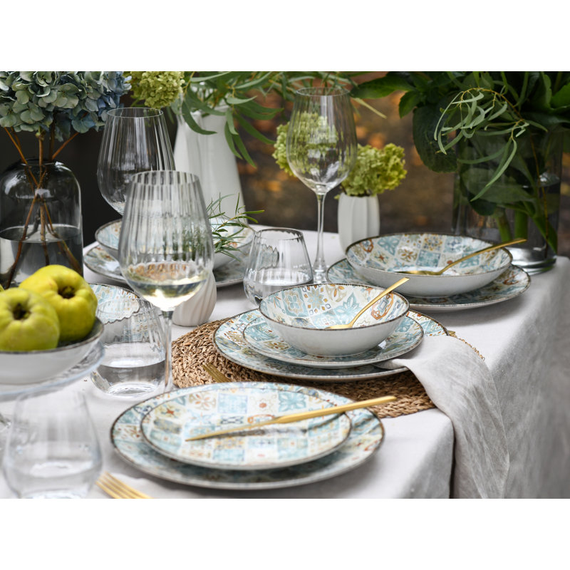 Mosaic Stoneware Dinnerware Set Piece
