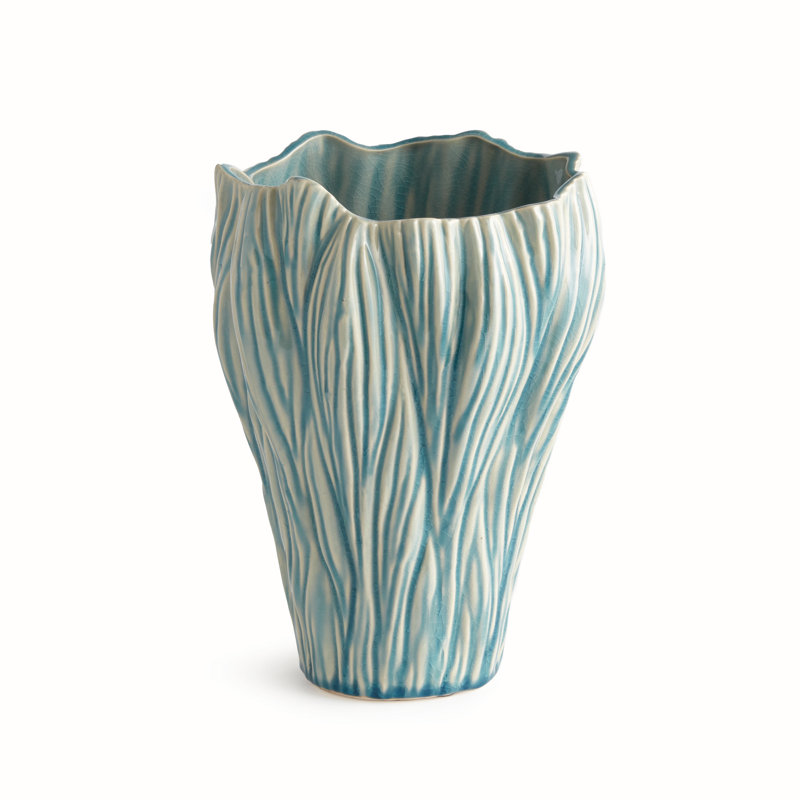 Annabelle Handmade Ceramic Table Vase, 11.25" H x 8" W x 8" D