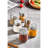 6 Pieces 100% Glass Spice Jar Set
