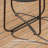 Ebern Designs Steel Patio Side Table, Weather Resistant Outdoor Round End Table for Room, Bedside, Porch-1069427193-1069427195