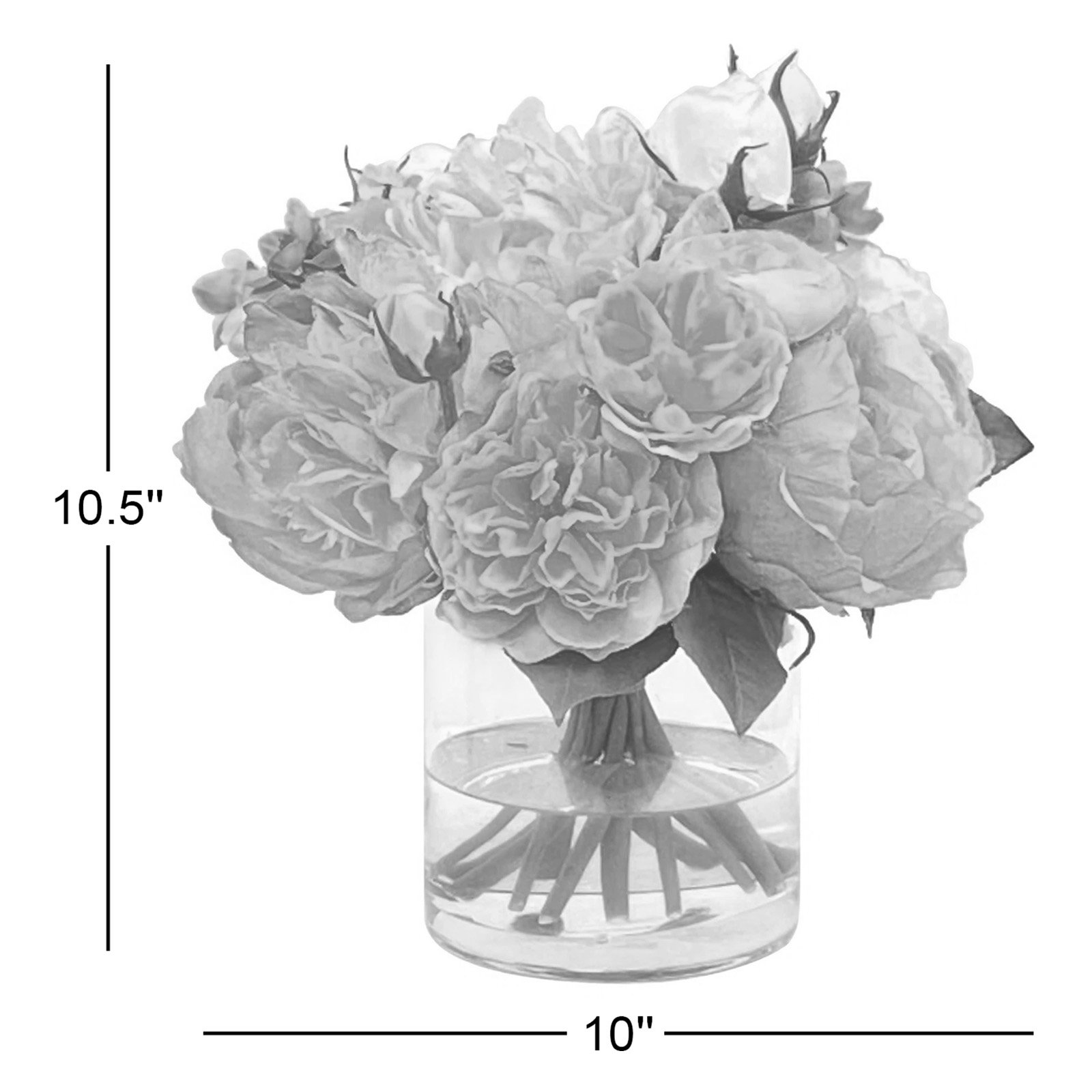 Roses Floral Arrangement in Vase