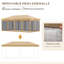 Tente avec auvent Pop Up Outsunny-124670085