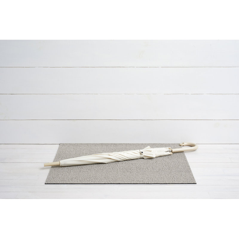 Chilewich Easy Care Heathered Shag Doormat, Gray, 0.27" H x 24" W x 36" D