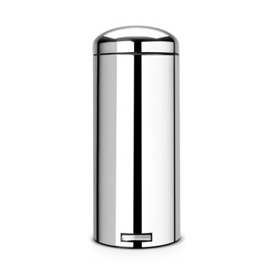 NewIcon 30L Step-On Metal Bin