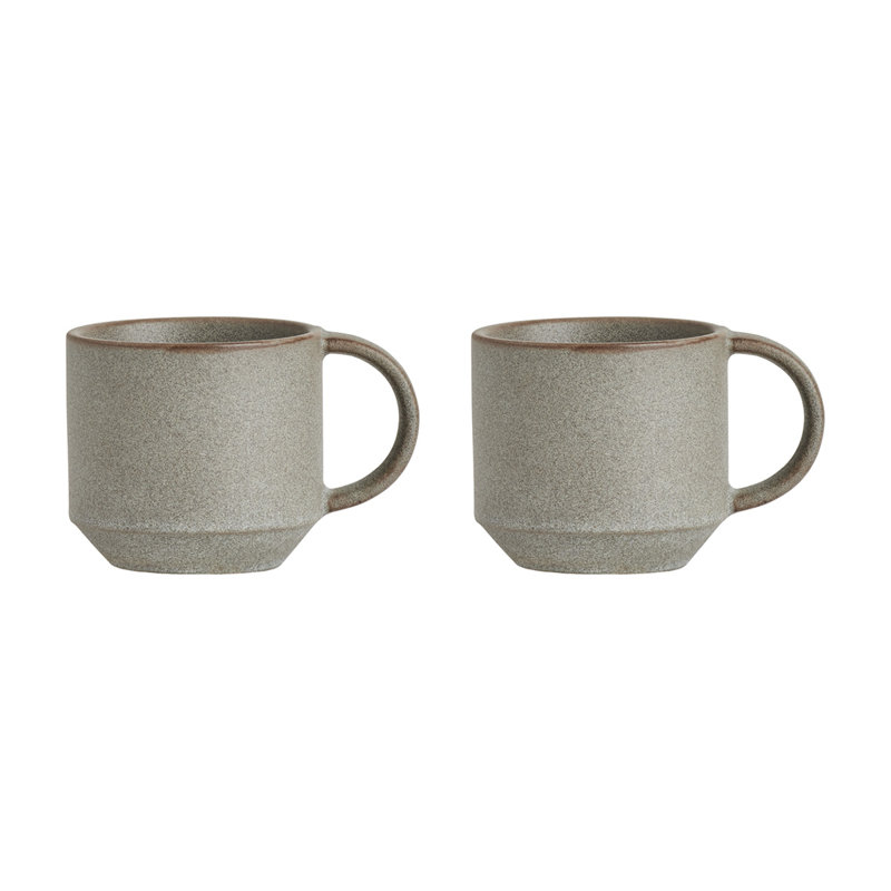 Yuka Handmade Terracotta Coffee Mug, Stone