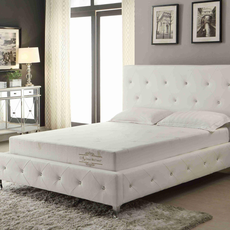 Matelas en mousse à mémoire de forme dans une boîte, 6", Grand lit