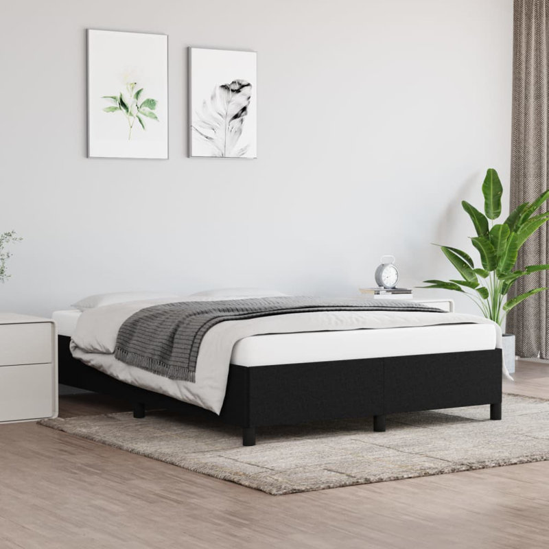 Holdyn Bed, Black, Double (4'6)