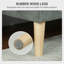 Solid Wood Polyester Loveseat-696156495