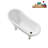 53.1'' x 25.6'' Freestanding Soaking Acrylic Bathtub-72770250-76285536