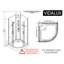 Vidalux Kontrast TS Quadrant Hydro shower-2133894681