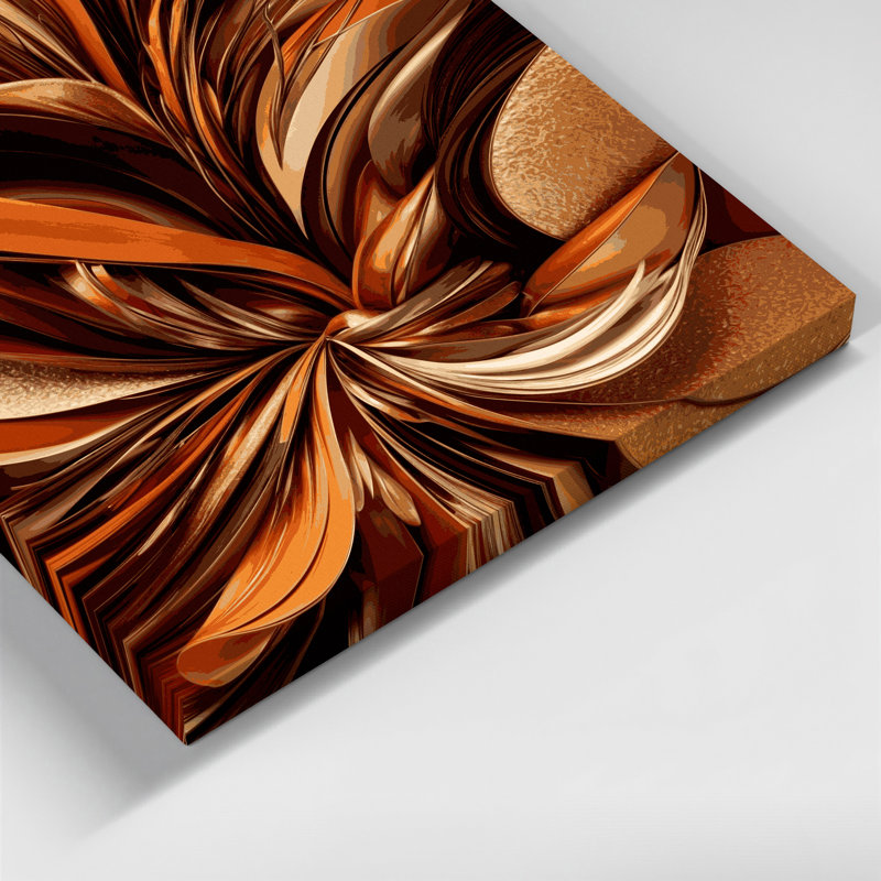 Art numérique sur toile, abstraction numérique 21, H 12 po x l 12 po
