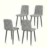 Upholstered Bar Stools Set of 4