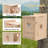 Smart Owl House With Camera, Outdoor Hanging Natural Wooden Owl Nesting Box, Solar Powered, Real-time Viewing And Motion Detection, Includes Mounting Screws, Easy To Assemble, Perfect Present For Owl Enthusiasts (brown, 10.8×12.2×16.8 Inch)
