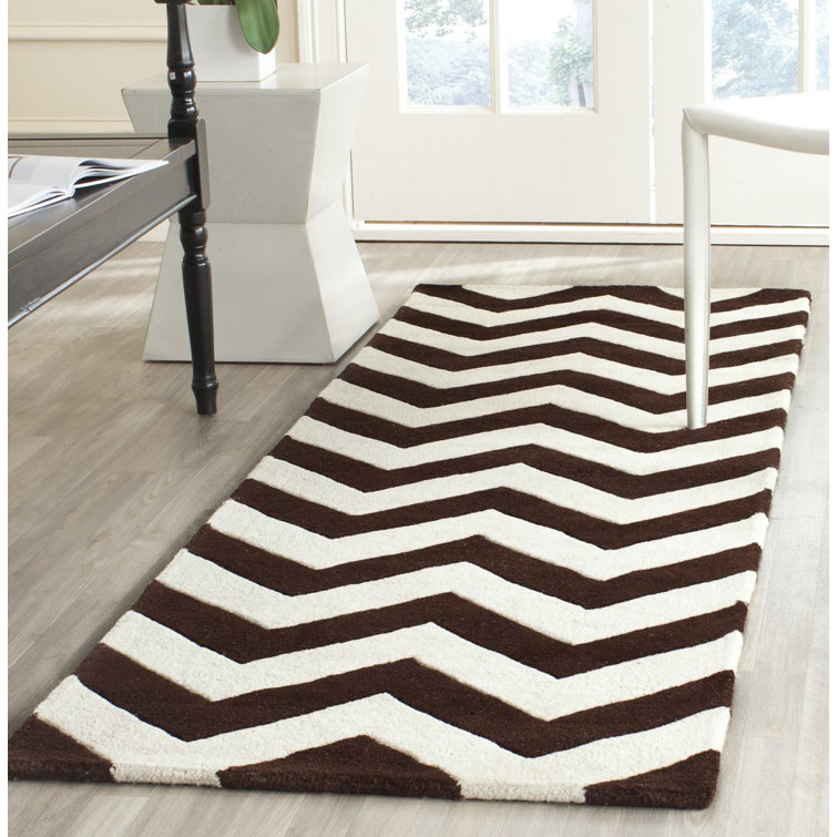 Teresita Hand Tufted Wool Chevron Rug