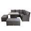 Moskell 8 Seater Rattan Corner Sofa Set