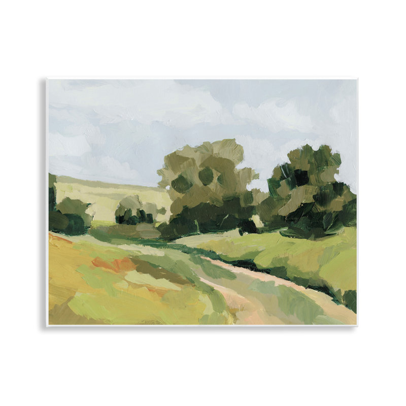 «Winding Path», impression sur plaque par Victoria Barnes