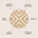 Adwin Two-Tone Chevron Round Jute Cream/Natural Rug