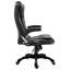 Massage Office Chair Black Faux Leather