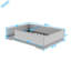 Lit ajustable rembourré Montessori avec rails amovibles-1546657765-1546657769