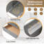 30 po X P 18 po P x 33 po Meuble-lavabo autoportant gris H avec comptoir en céramique blanc
