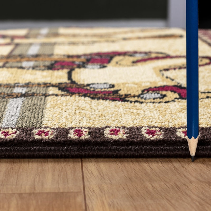 Serre 10 po Tapis X 3, polypropylène pour une surface lisse, teinture, Rectangle 7'8" x 10'3"